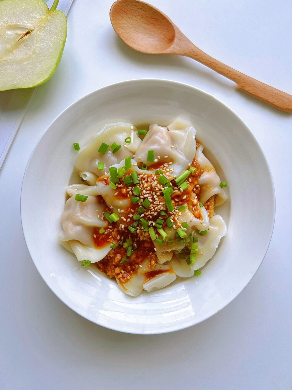 简单美味的|香辣花生酱拌水饺09 花生酱有一段时间爱到不行 空口都