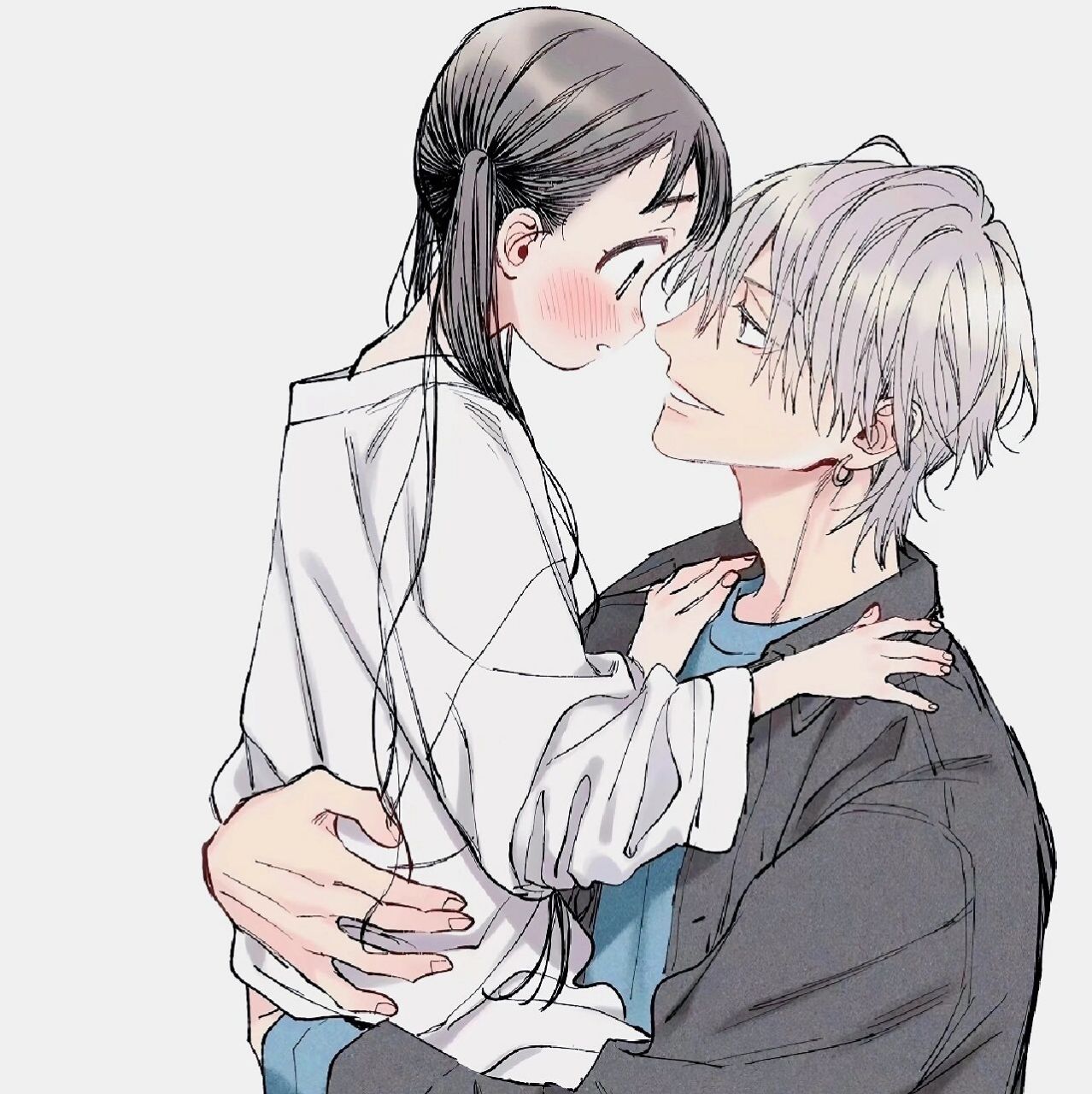 宠溺的情头 想看你清早起来迷迷瞪瞪的眼神,想沿着你鼻梁勾勒,想被你