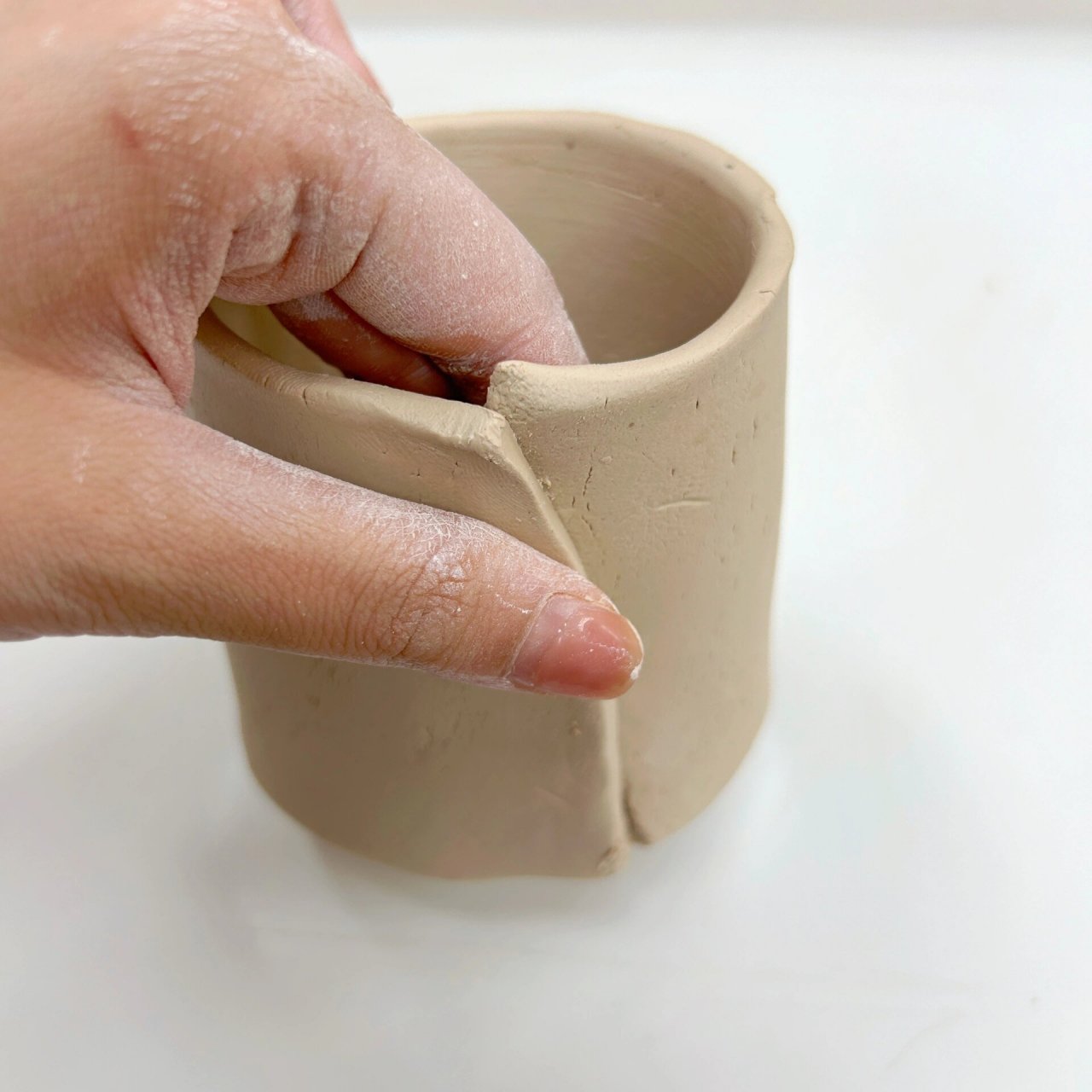 儿童陶艺 泥片成型 海洋笔筒