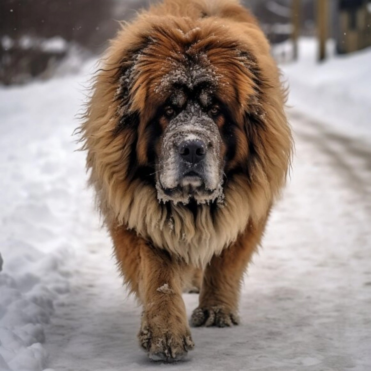 😎每次看到藏獒的照片,我都被它们那威猛的身姿所吸引.