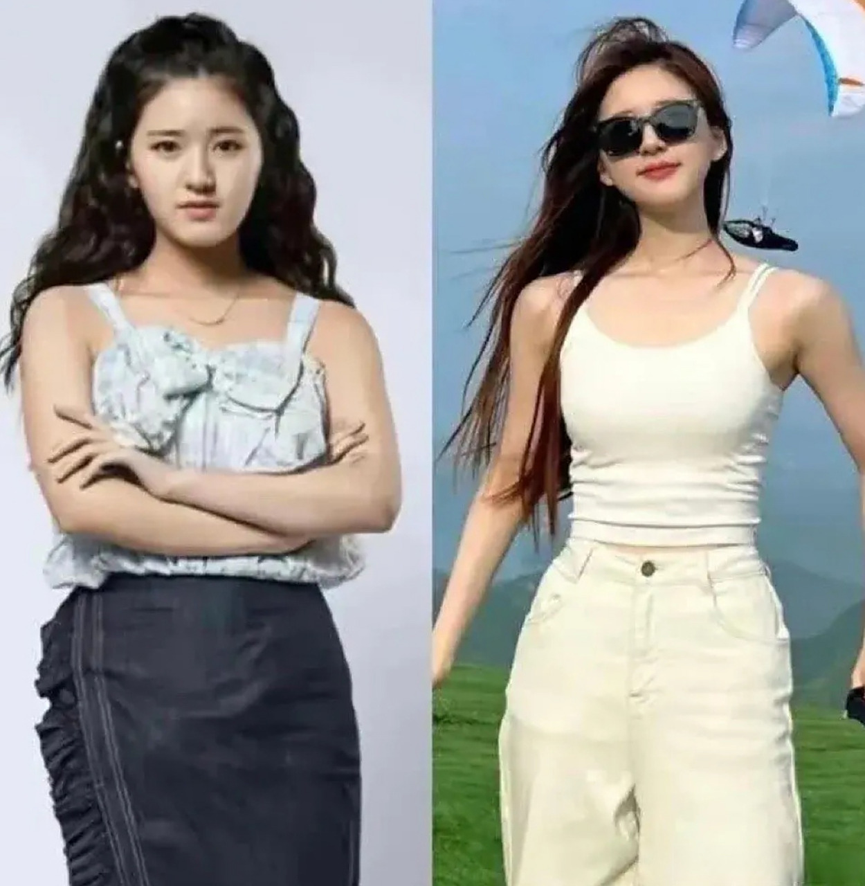 赵露思减肥成功!身材变化惊人!93