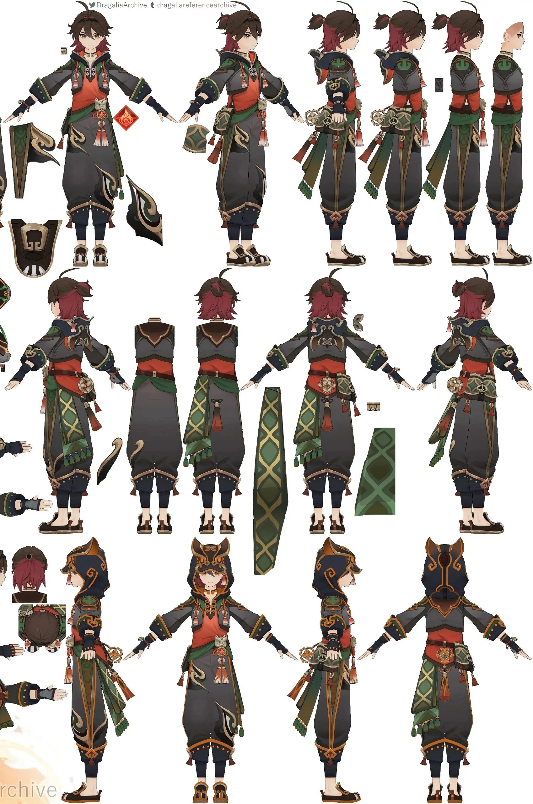 嘉明服设三视图