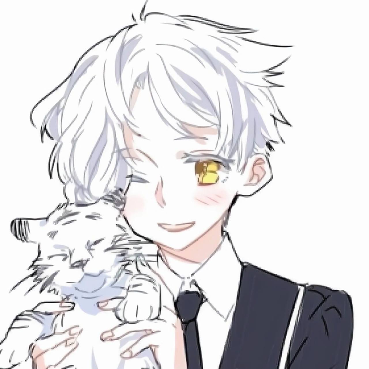 动漫男头 | 可爱治愈头像 "听听说说男男孩孩子子讲讲叠叠字字会会变