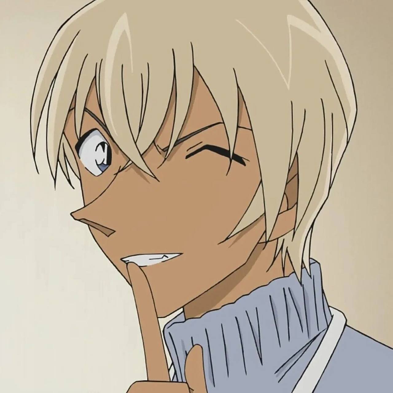 安室透自截头像99 你们要的安室先生来喽 p1:tv940 在波罗咖啡馆