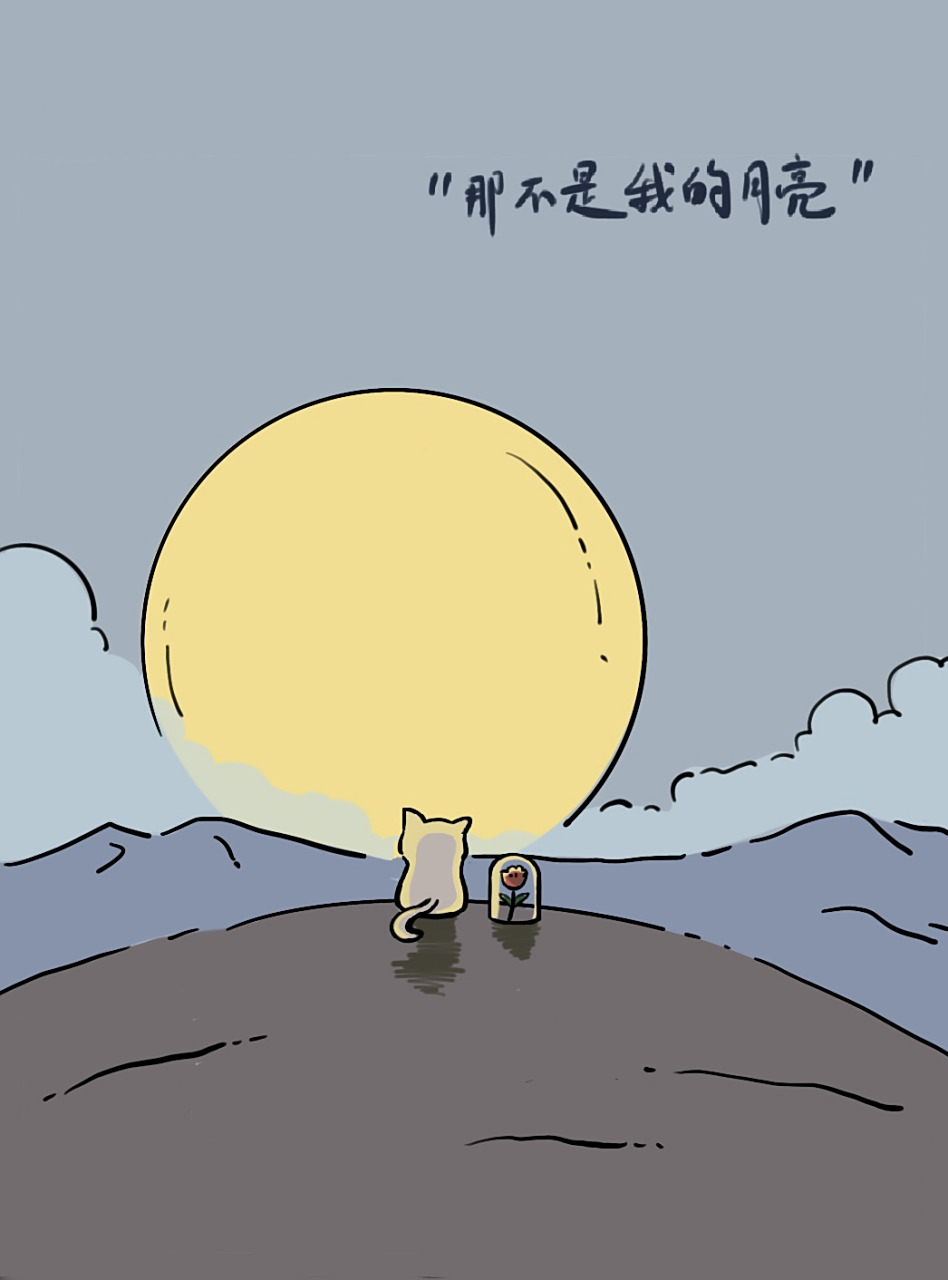 那不是我的月亮 但确有一刻,月光照在我身上.