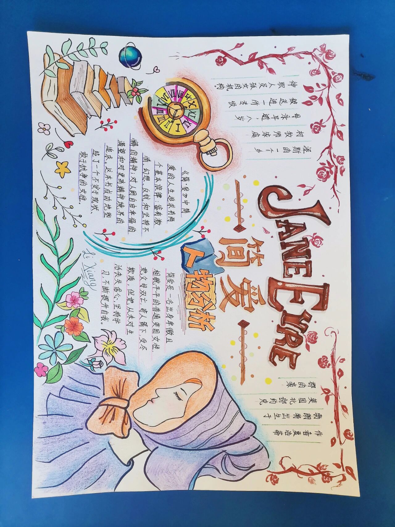 《简爱》手抄报