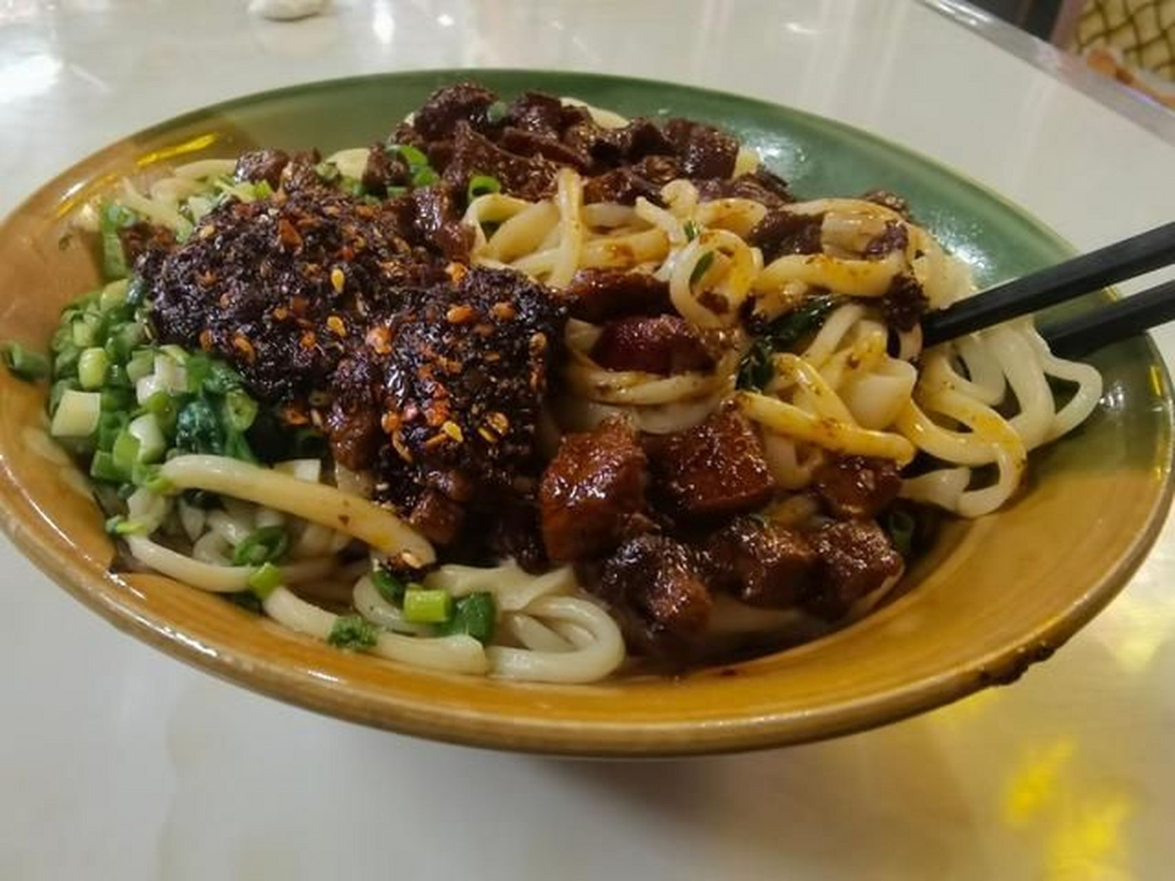 陇南的美是这样的# 江洛棒棒面是陇南徽县的一道特色面食,其独特之处