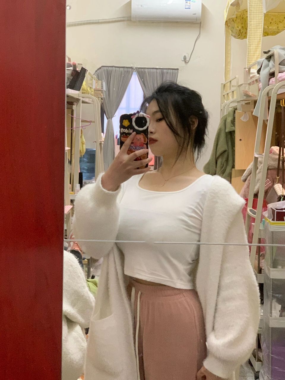 75f大胸女孩儿微胖穿搭分享