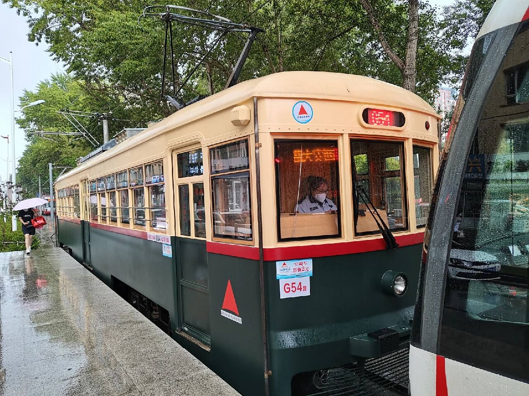 54路 仅有一辆的长春54路有轨电车哦