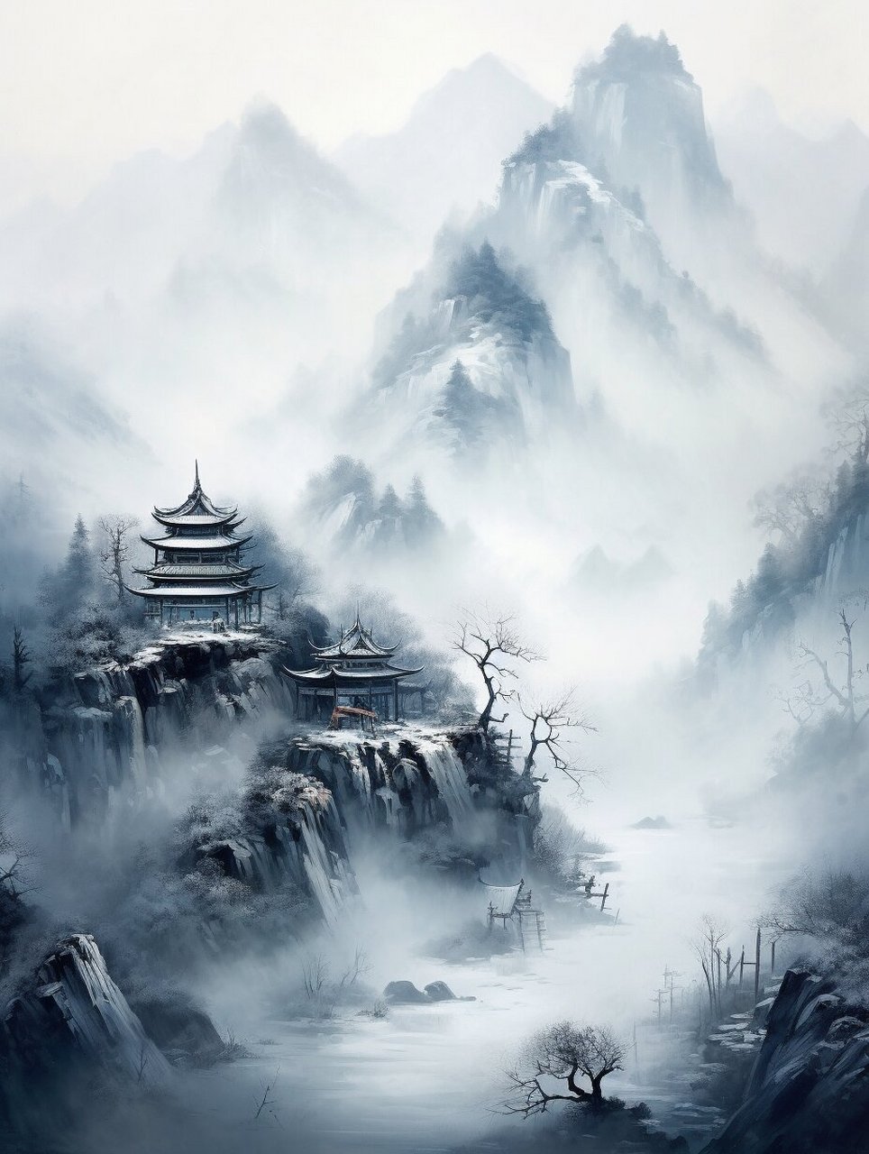 冬天的来了,山水雪色,精美壁纸 #手机壁纸#送你好看的手机壁纸#壁纸