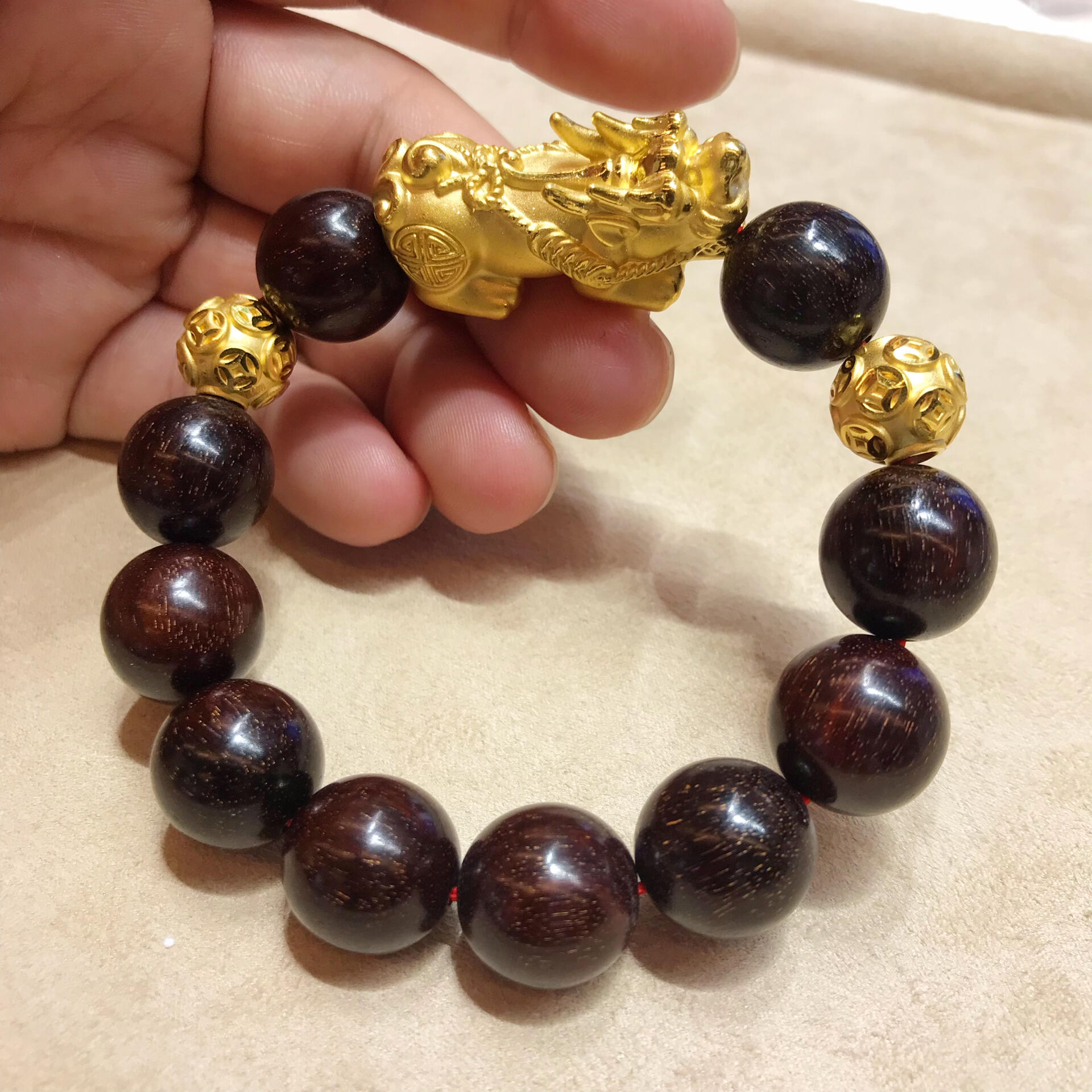 水贝黄金|送对象硬核礼物7815黄金貔貅手串!