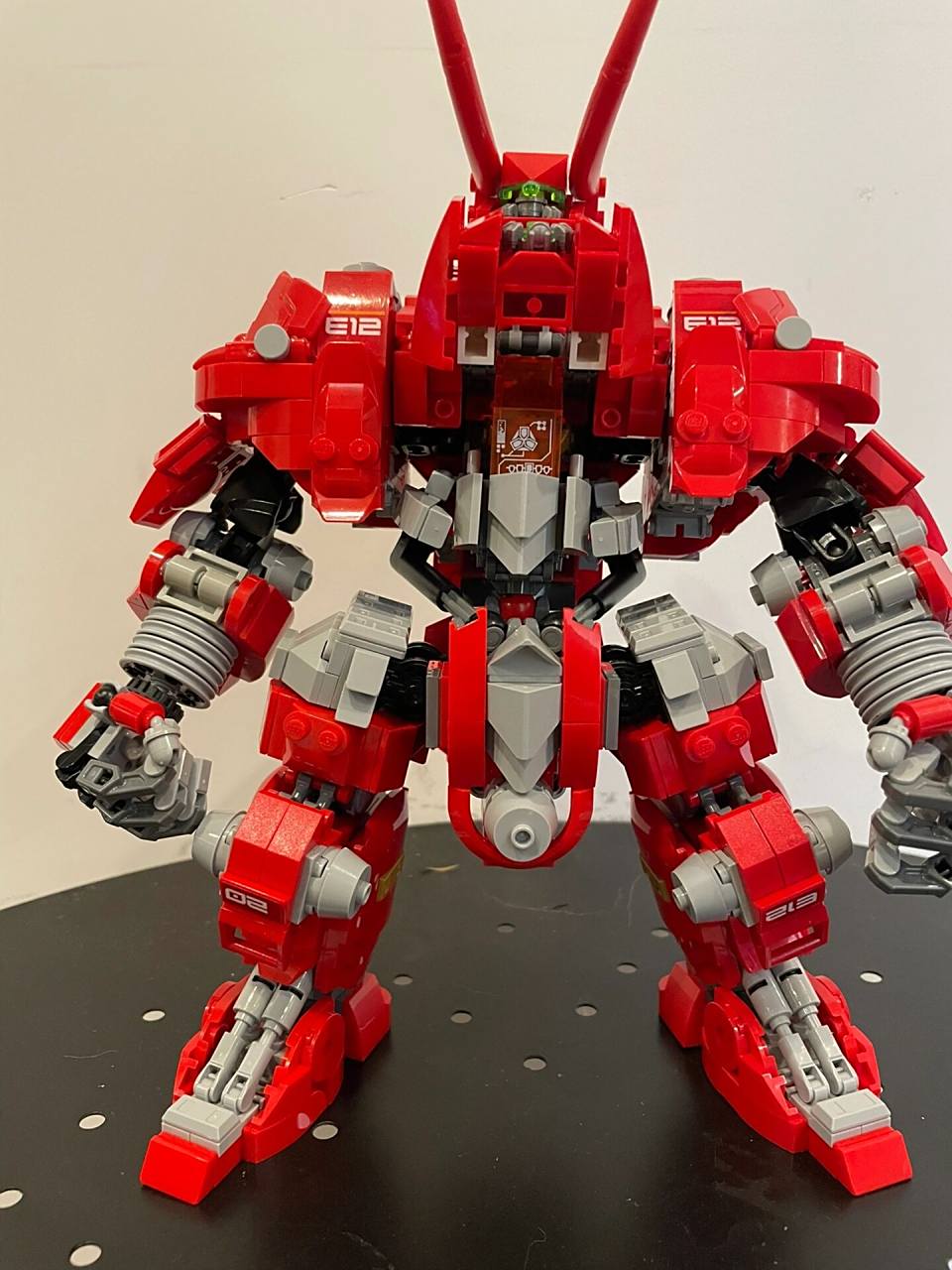 乐高载人机甲moc 可砸地有可动有机舱