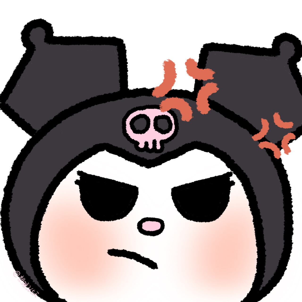 情头|歪嘴小猫版本 库洛米和巴库也来模仿歪嘴小猫啦