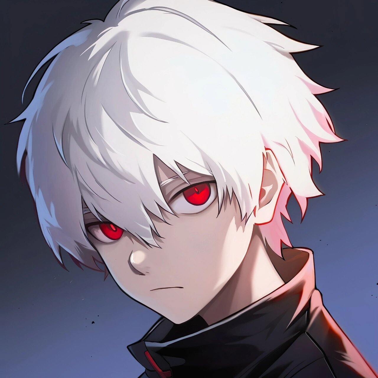 33 简单白发少年 ai作图 #ai绘画# #ai绘图# #头像# #头像分享# #男生