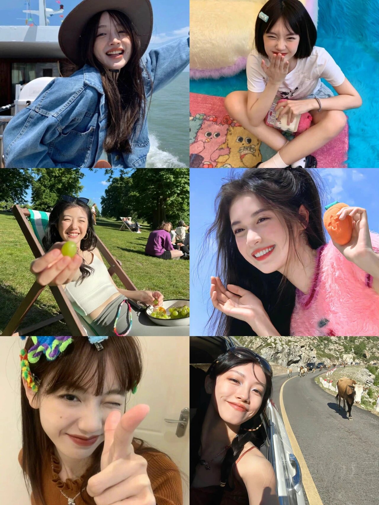 甜美治愈系笑容头像  分享一组用了让人心情愉悦的女生头像～ 	 侵图