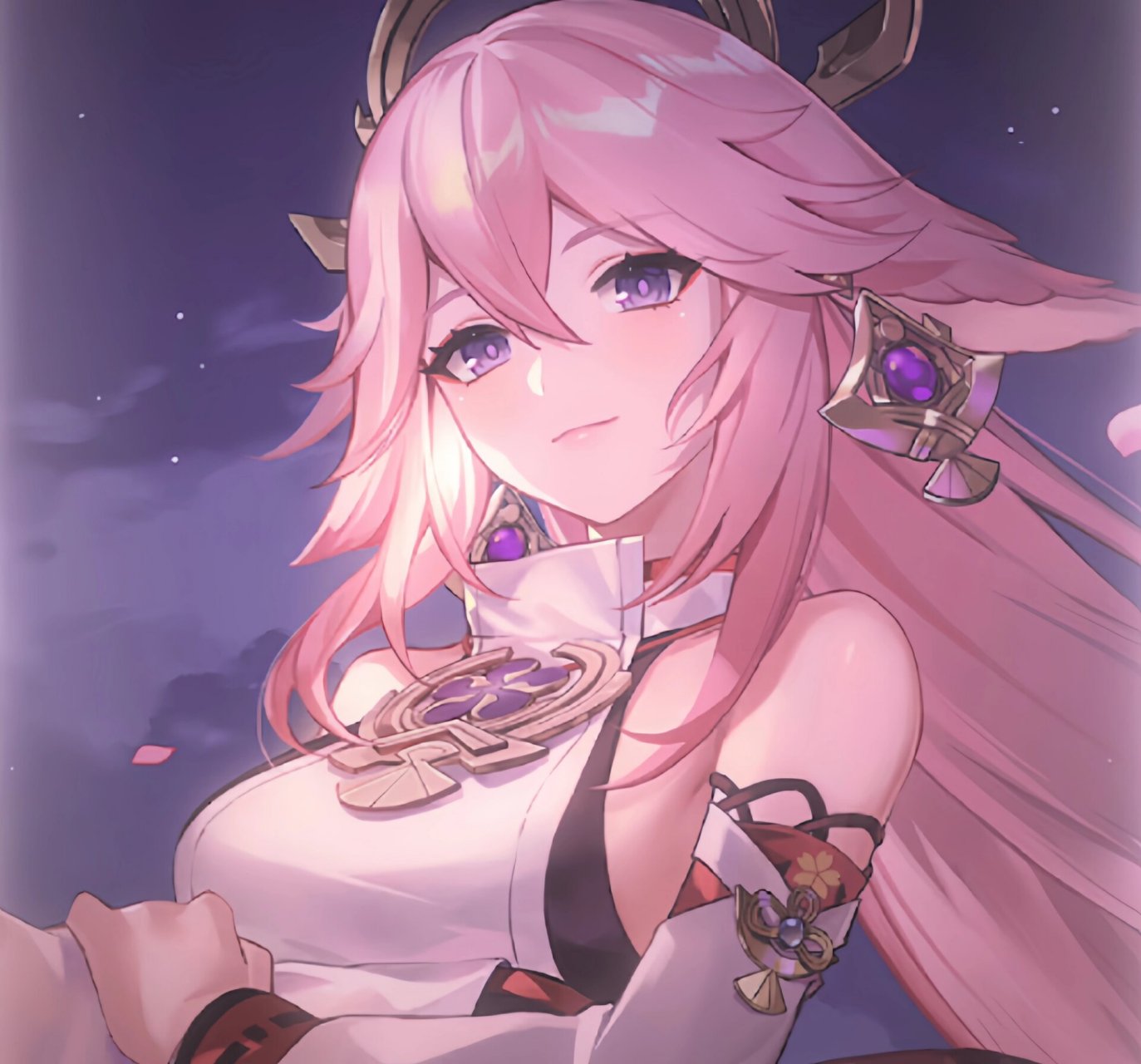 八重神子自调头像