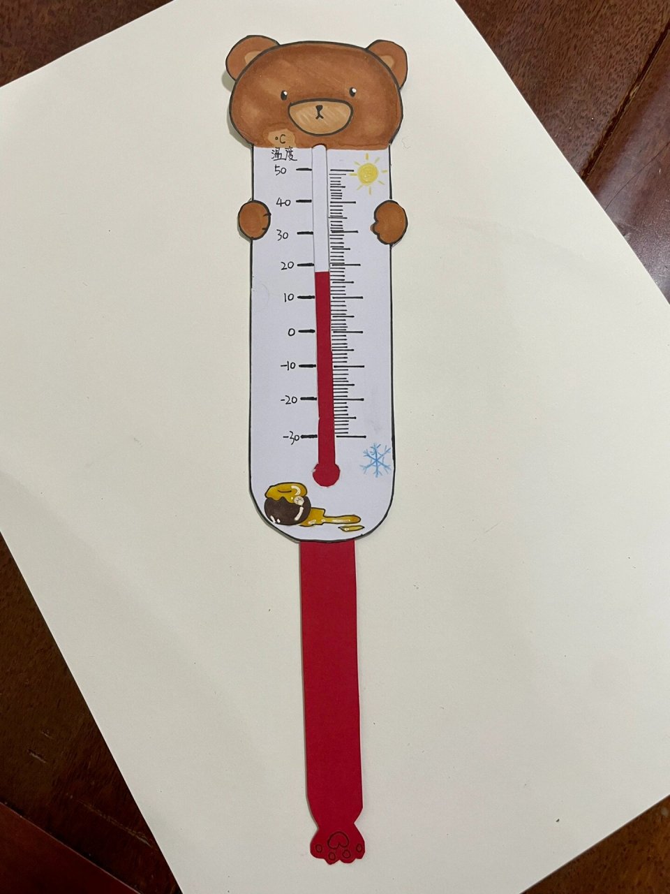 温度计制作 四年级温度计制作手工作业