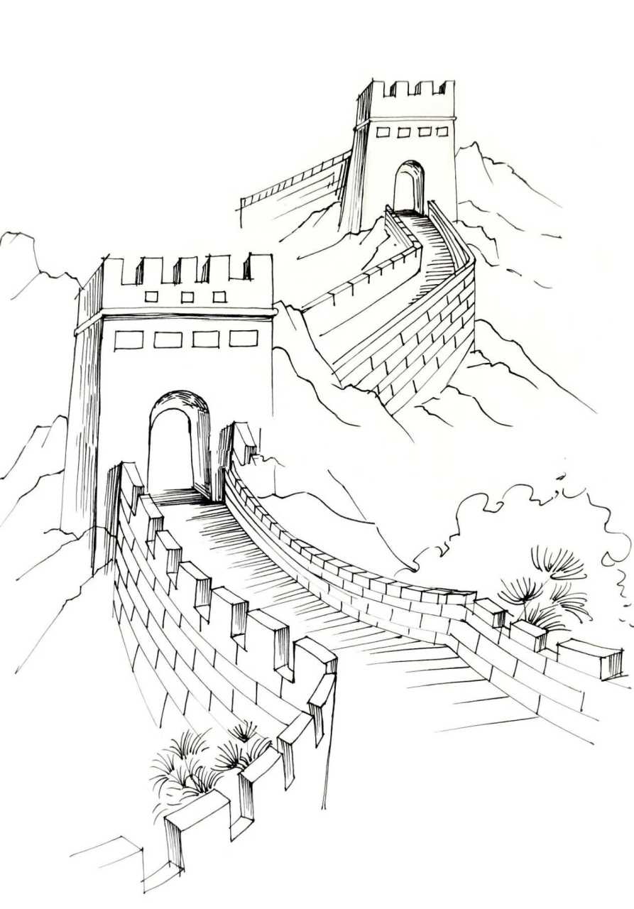 创意美术:《万里长城》 课程类型 : 创意综合课 年龄:6-9岁 课时:90