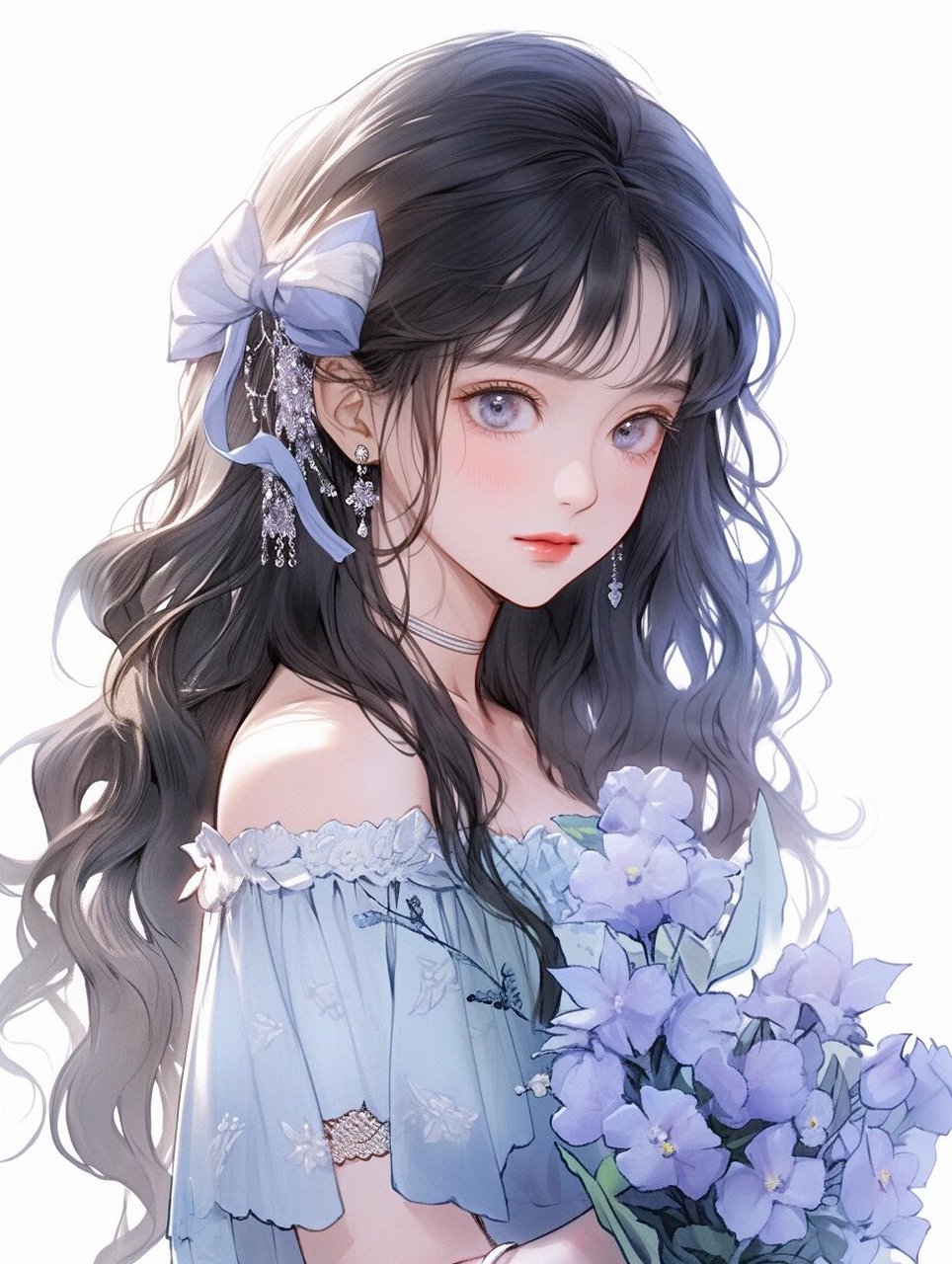 治愈系|捧花98头像,微笑如花开 手捧一束花,微笑如花开