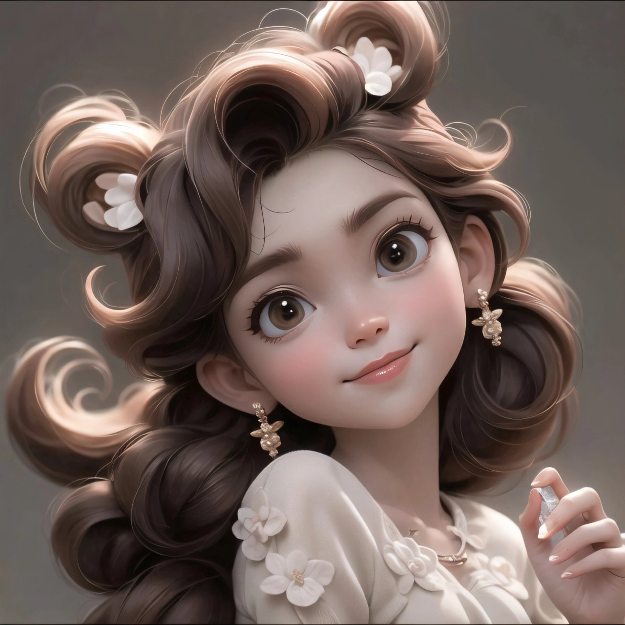 温温柔柔的白羊女孩#精美女生头像