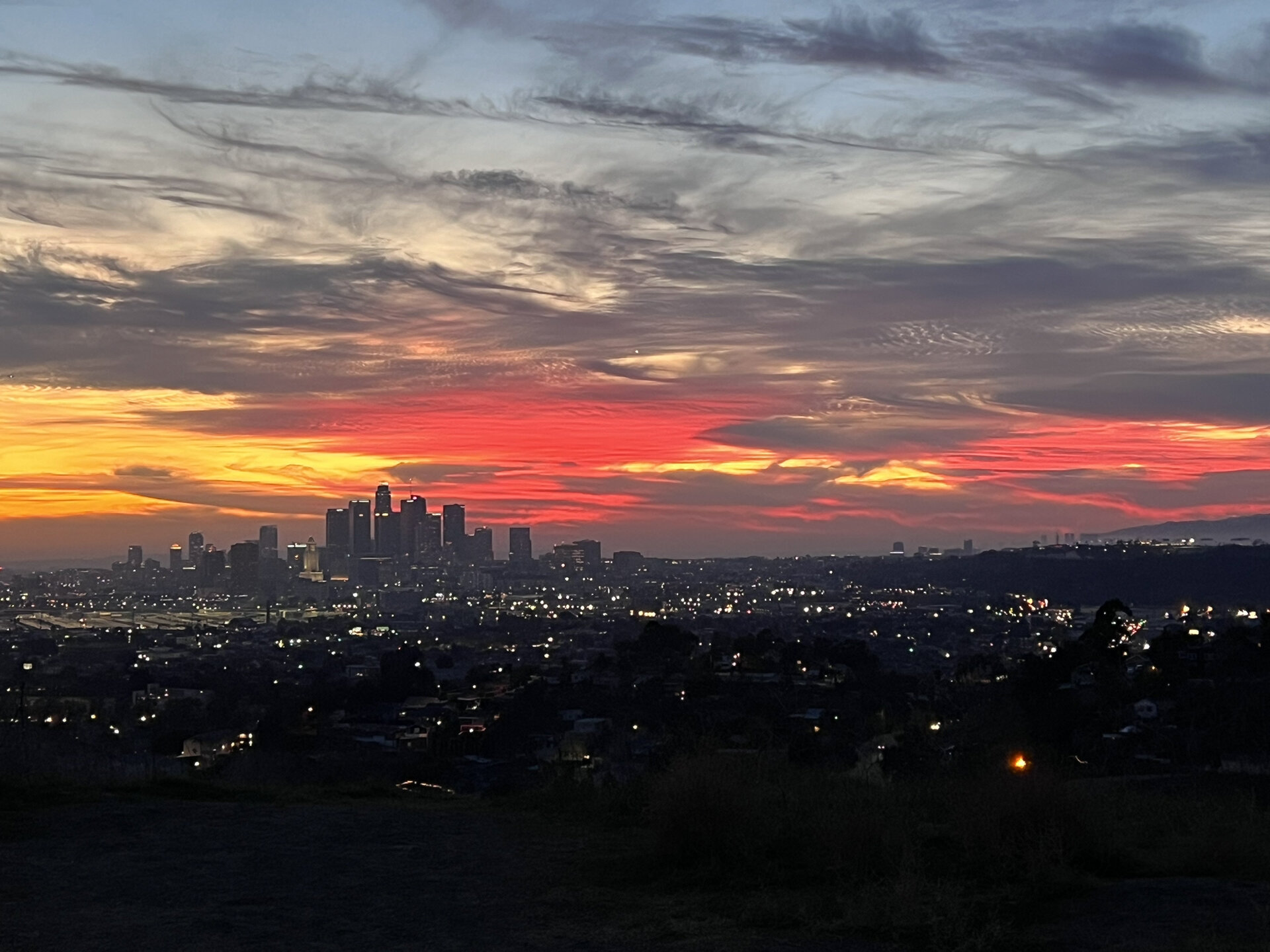 洛杉矶夕阳图片