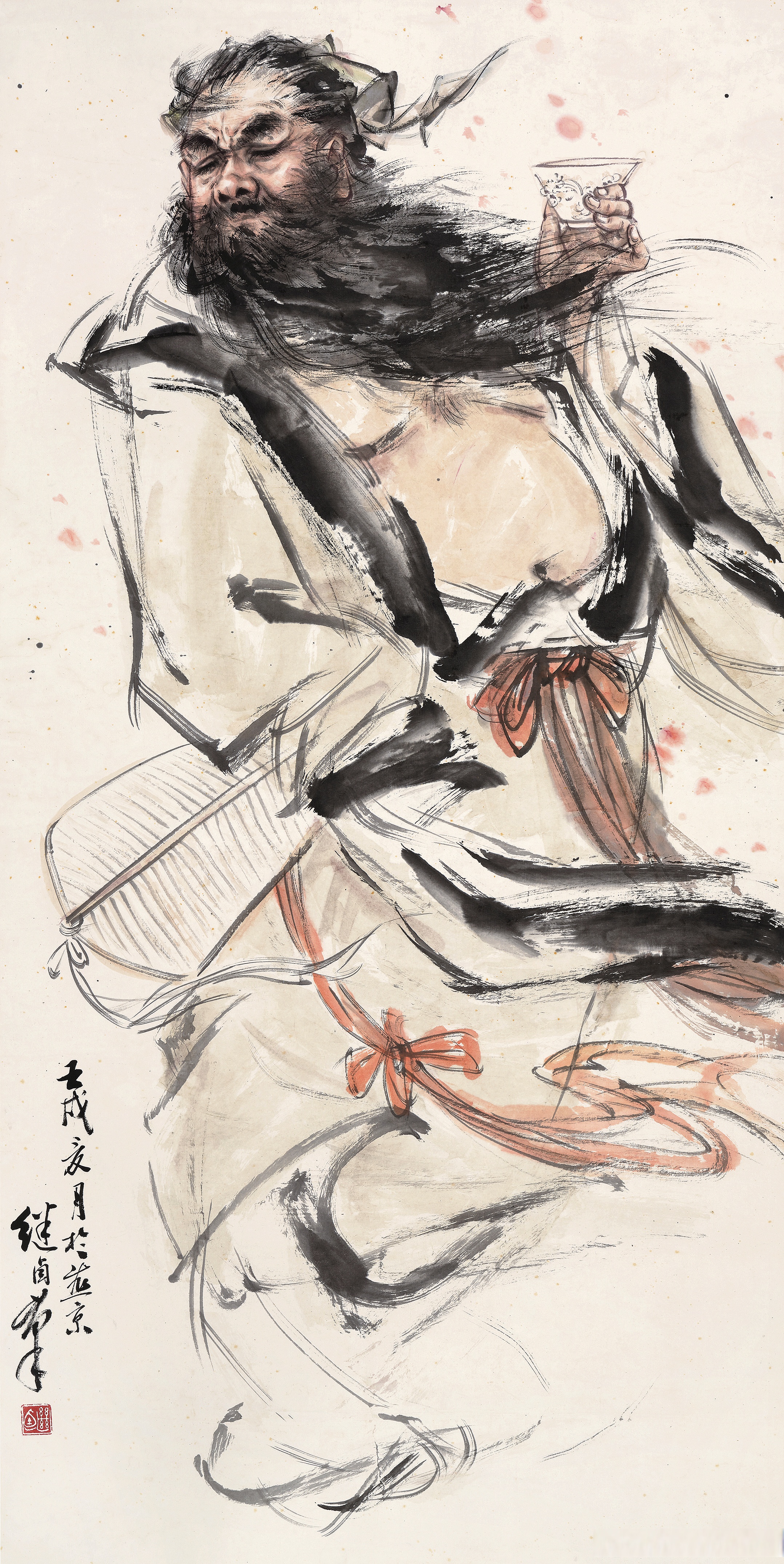 画家刘继卣人物画