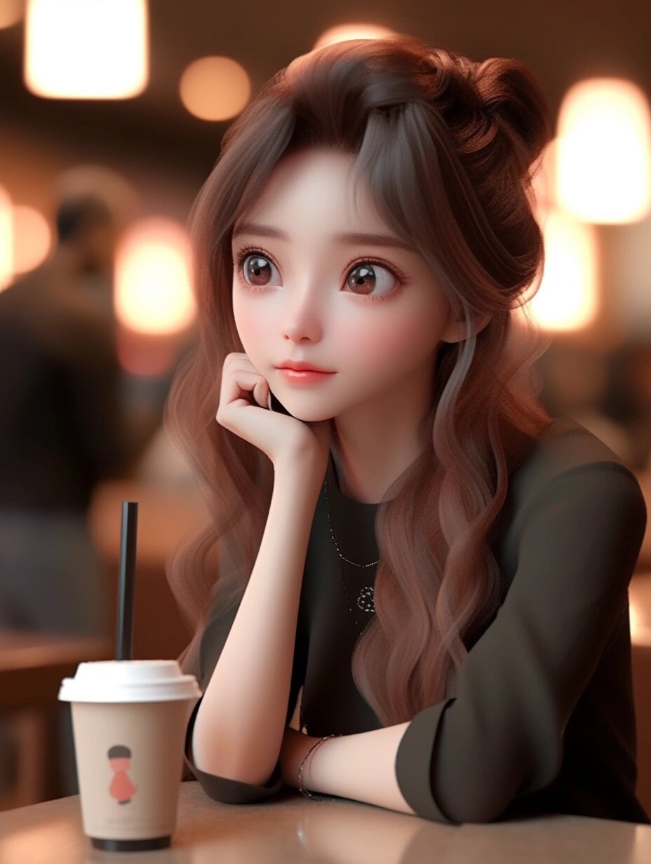 今日美图|奶茶系甜妹头像|女生头像