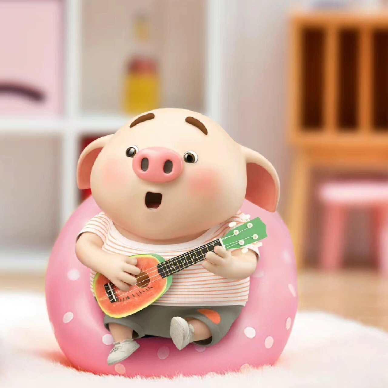 猪小屁情侣头像!