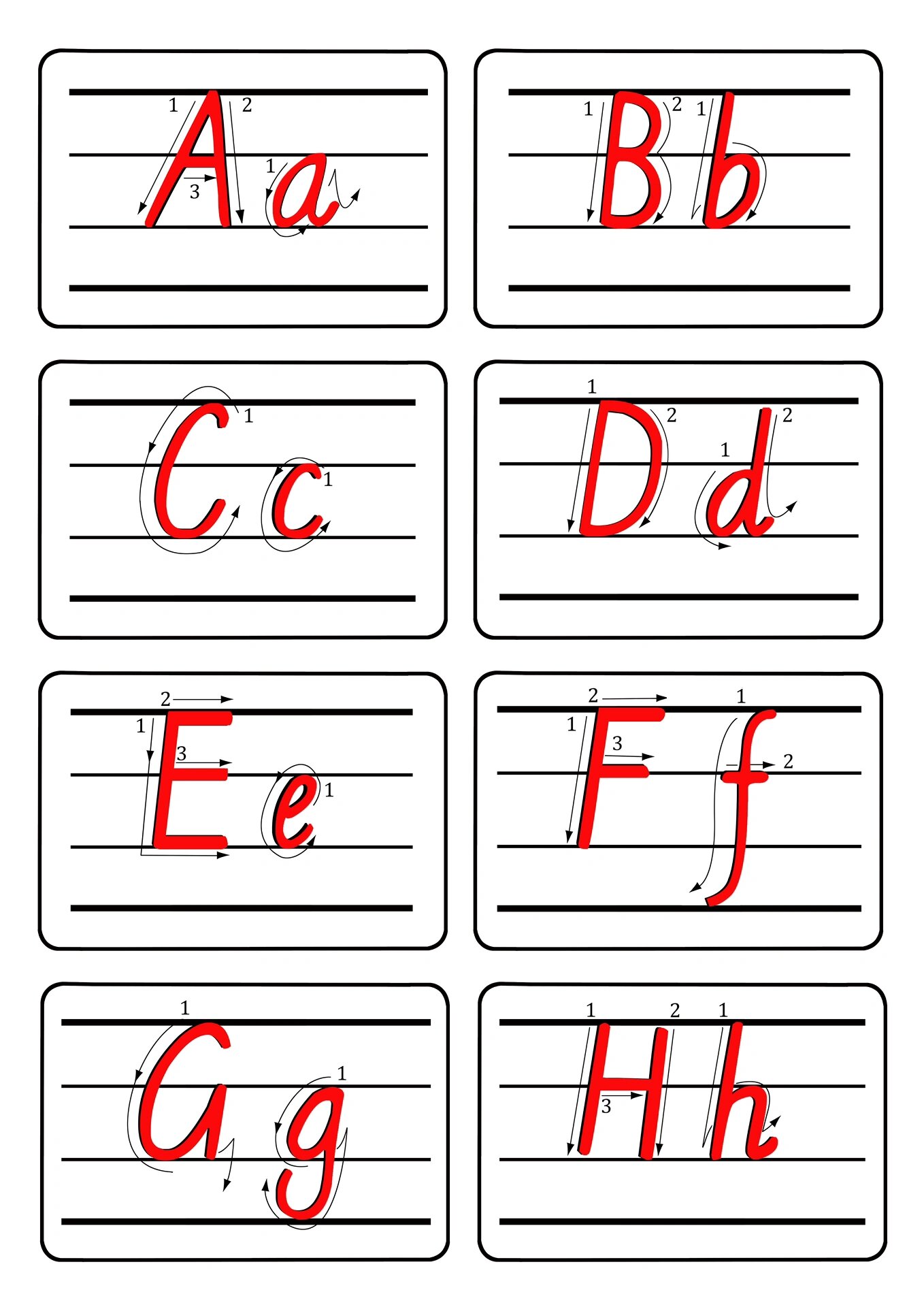 26英文字母书写笔顺 笔画 英文手写体26个字母书写笔顺笔画,笔画更