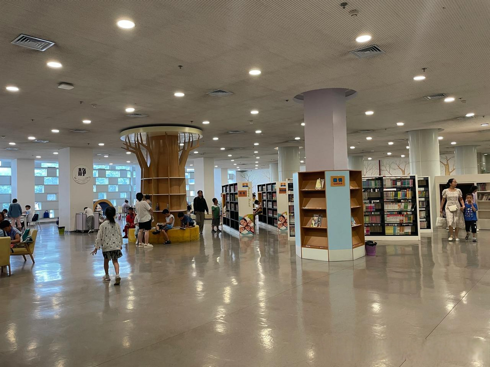 市图书馆新馆建成好多年了,那会儿朋友还托我为新馆中庭设计过景观