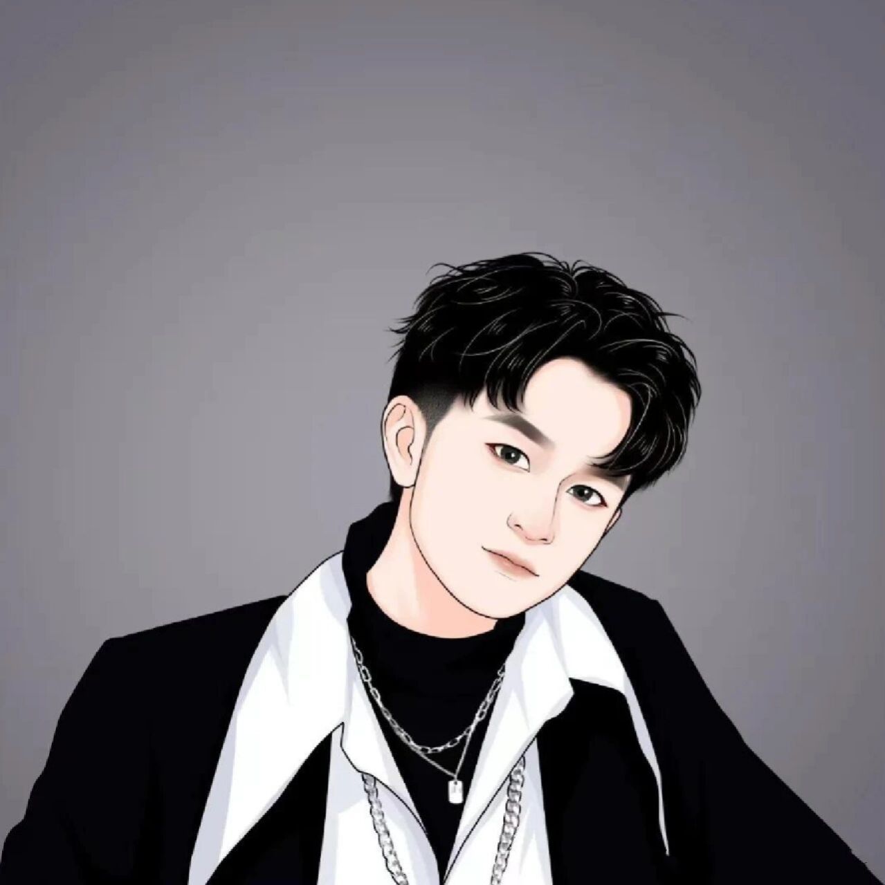 换个头像吧,中年男士手绘动漫人物大叔专用 更新这组中年男士专用手绘