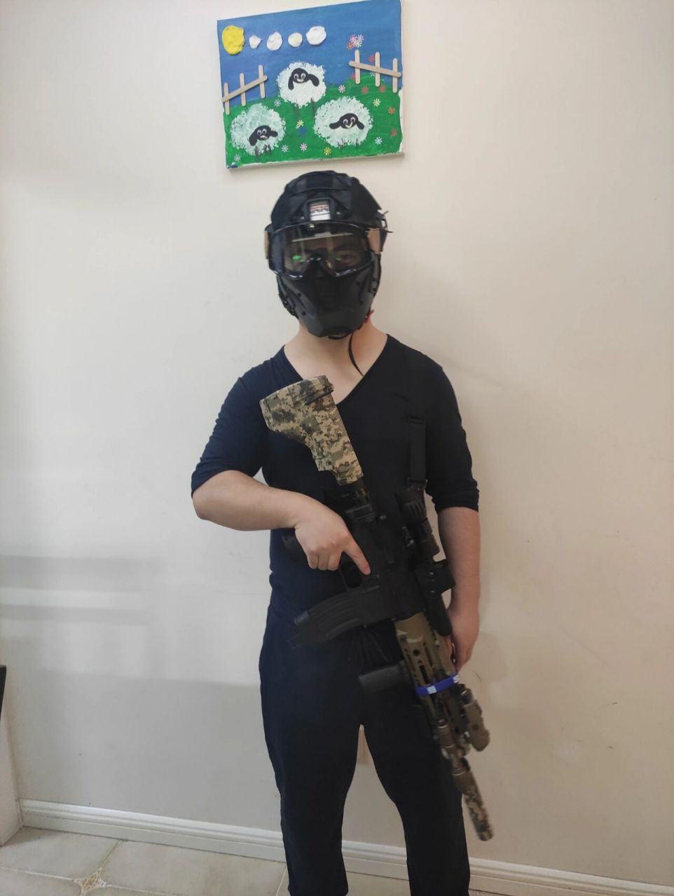 hk416c到hk416d的逐渐改变 锦明模型不可发射