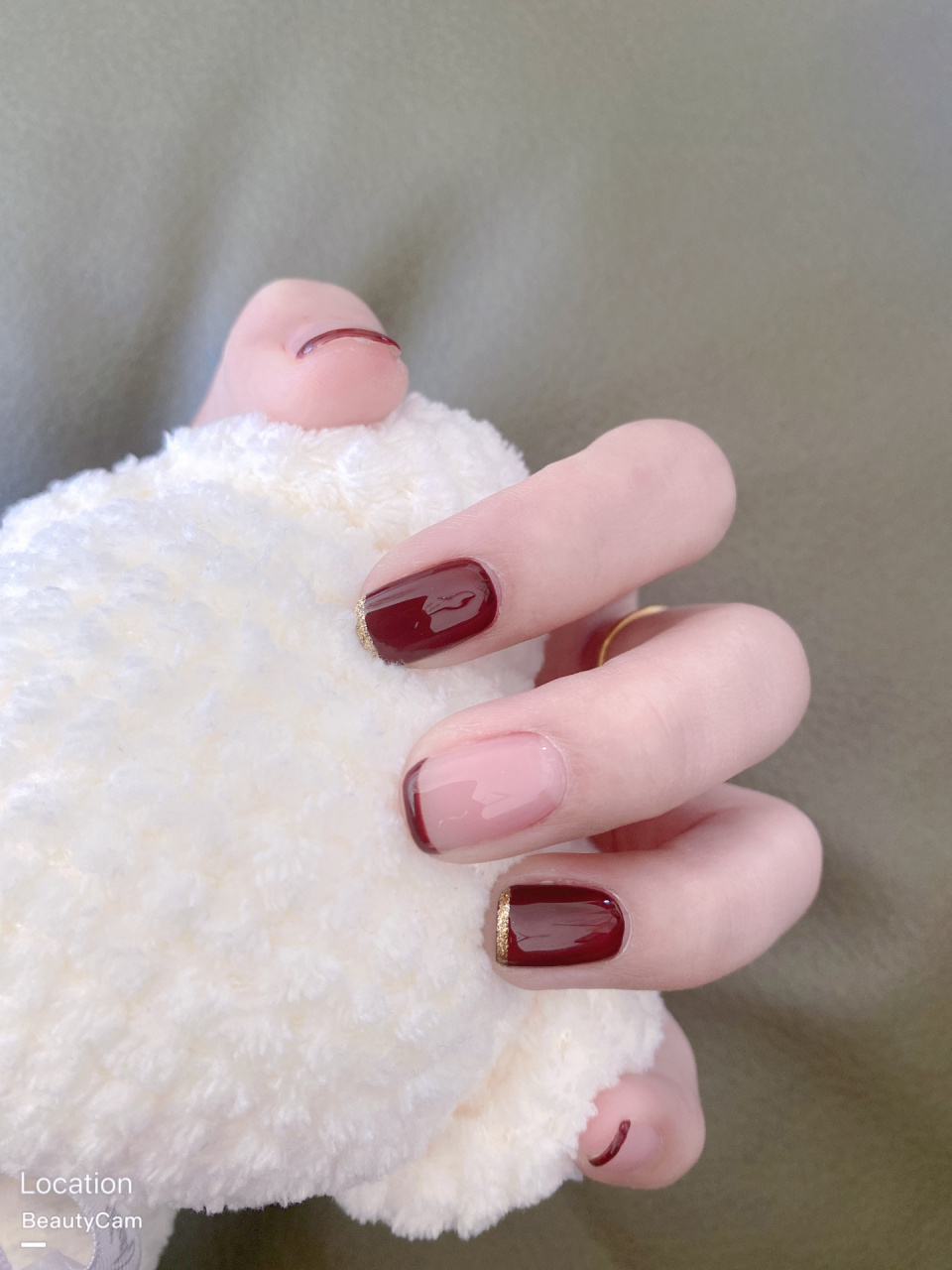 2023 显白车厘子新年美甲90 车厘子红就是显白!