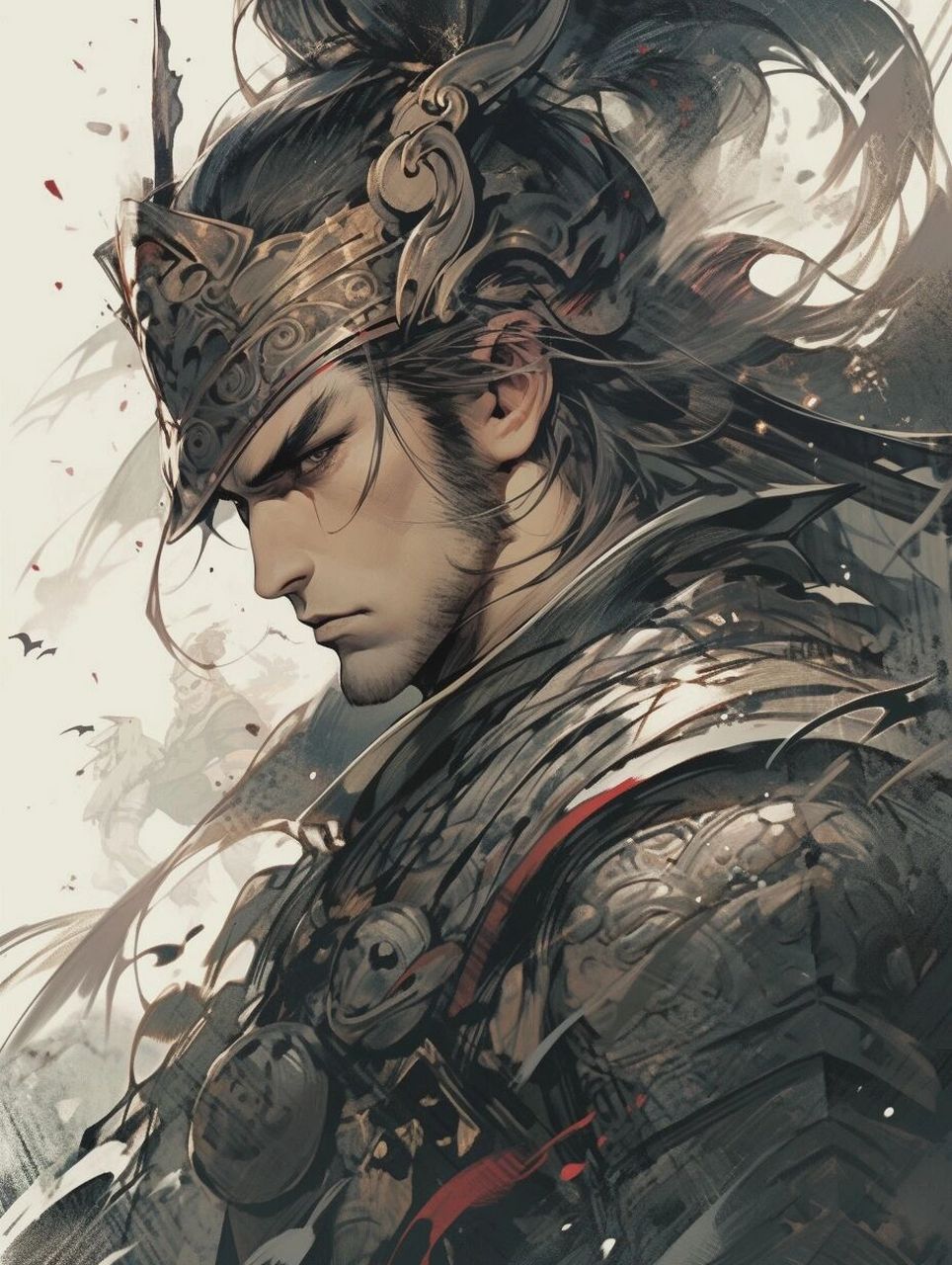 midjourney|水墨风·赵云2 附咒语 继续霍霍赵云赵子龙!