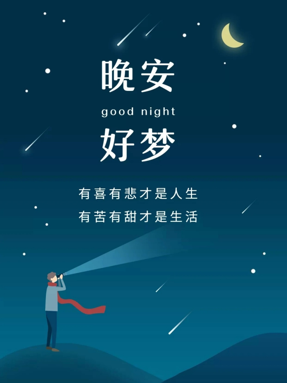 晚安心语|晚安发朋友圈海报图片 781560686069.