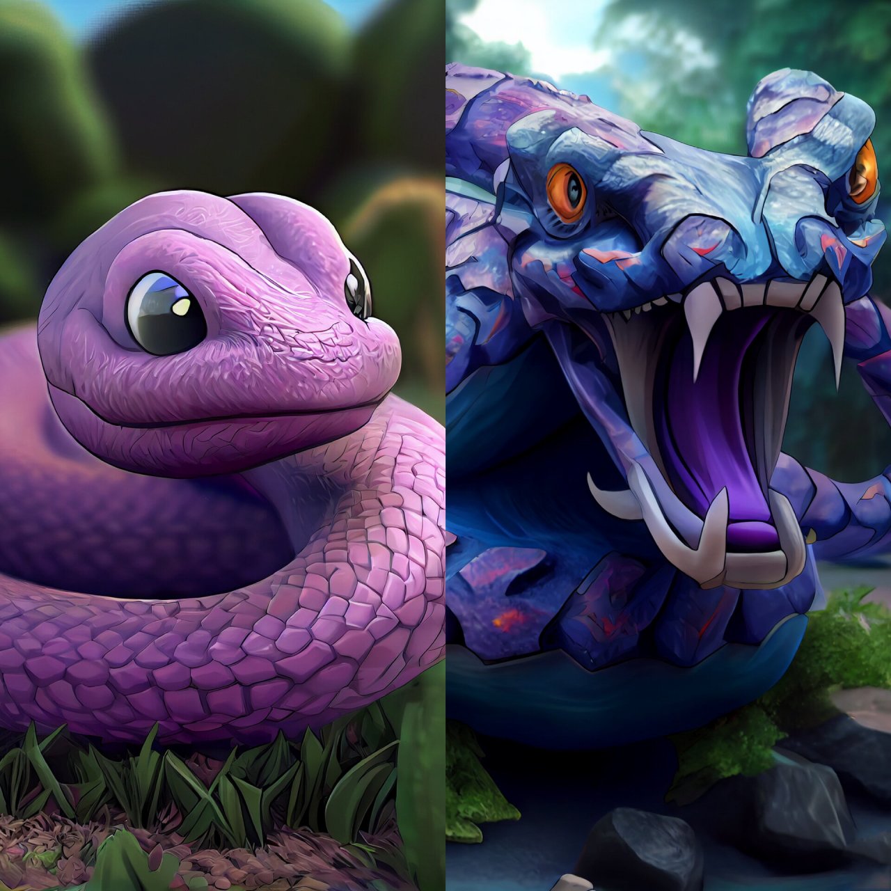 阿柏蛇的进化之路 图16615阿柏蛇 图26615阿柏怪