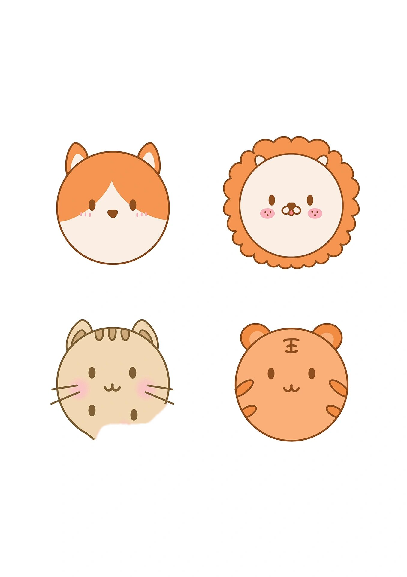 超萌小动物简笔画|用一个圆画一堆小动物