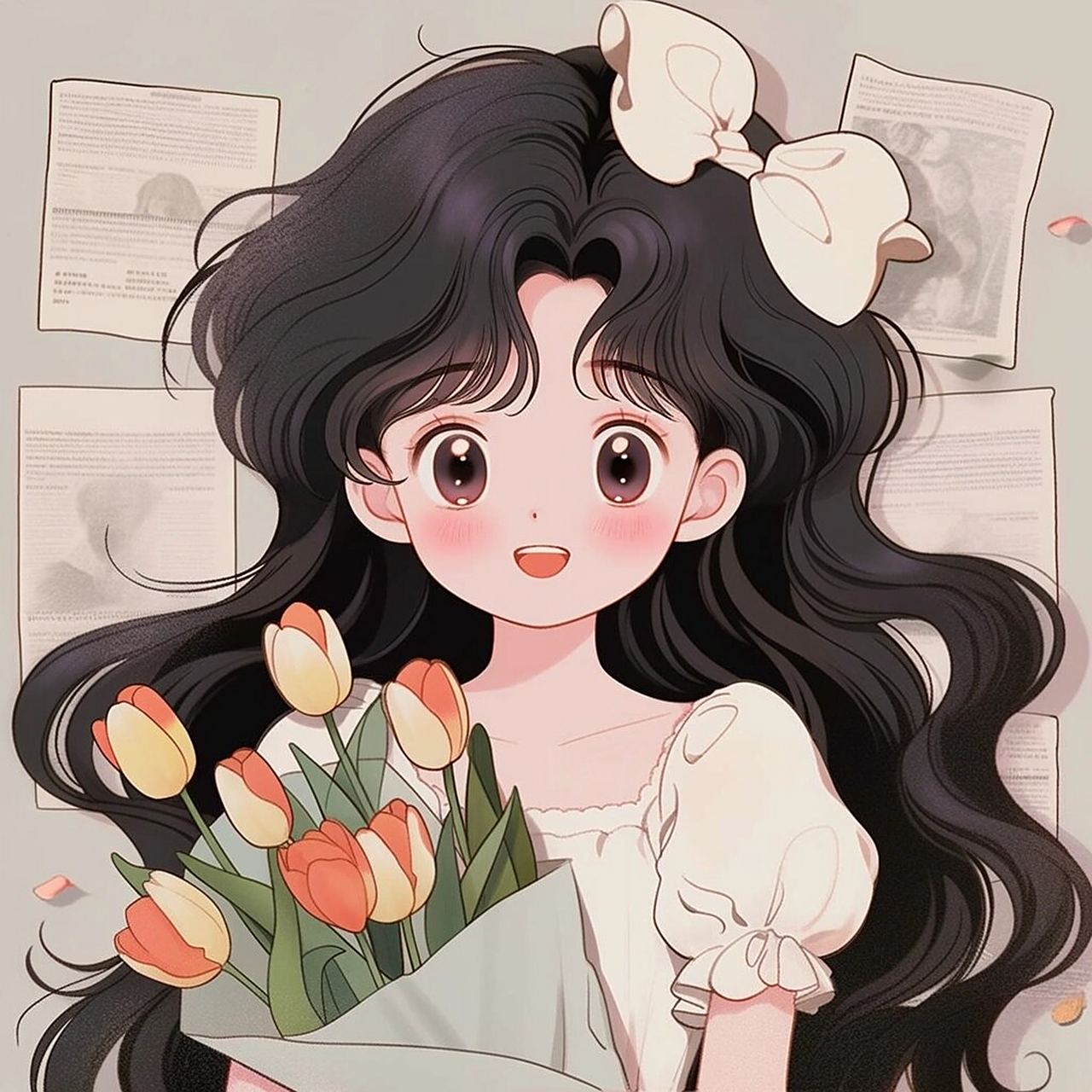 公主殿下‖捧花头像