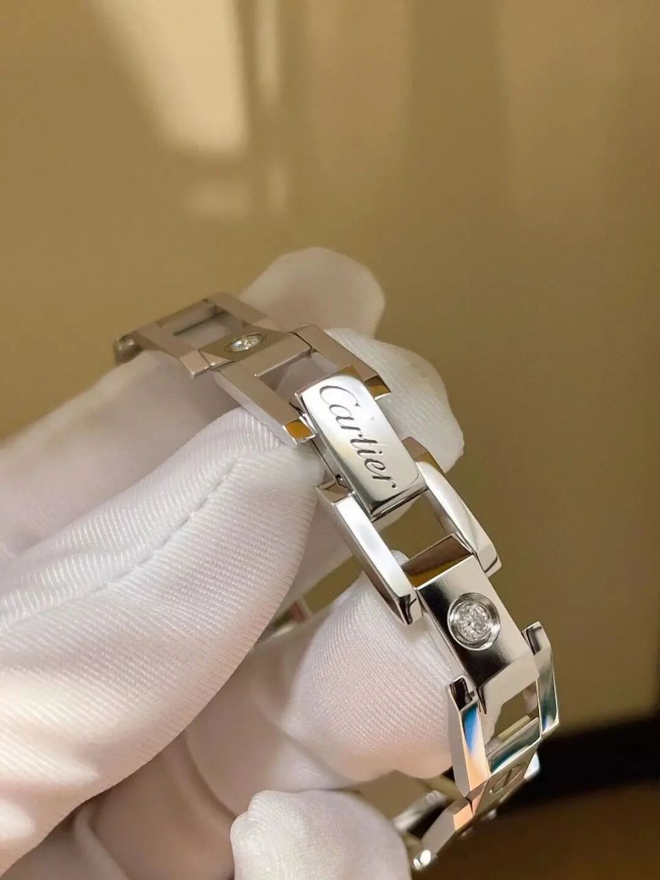 卡地亚手链 卡地亚坦克手链,超有质感的一款男士手链