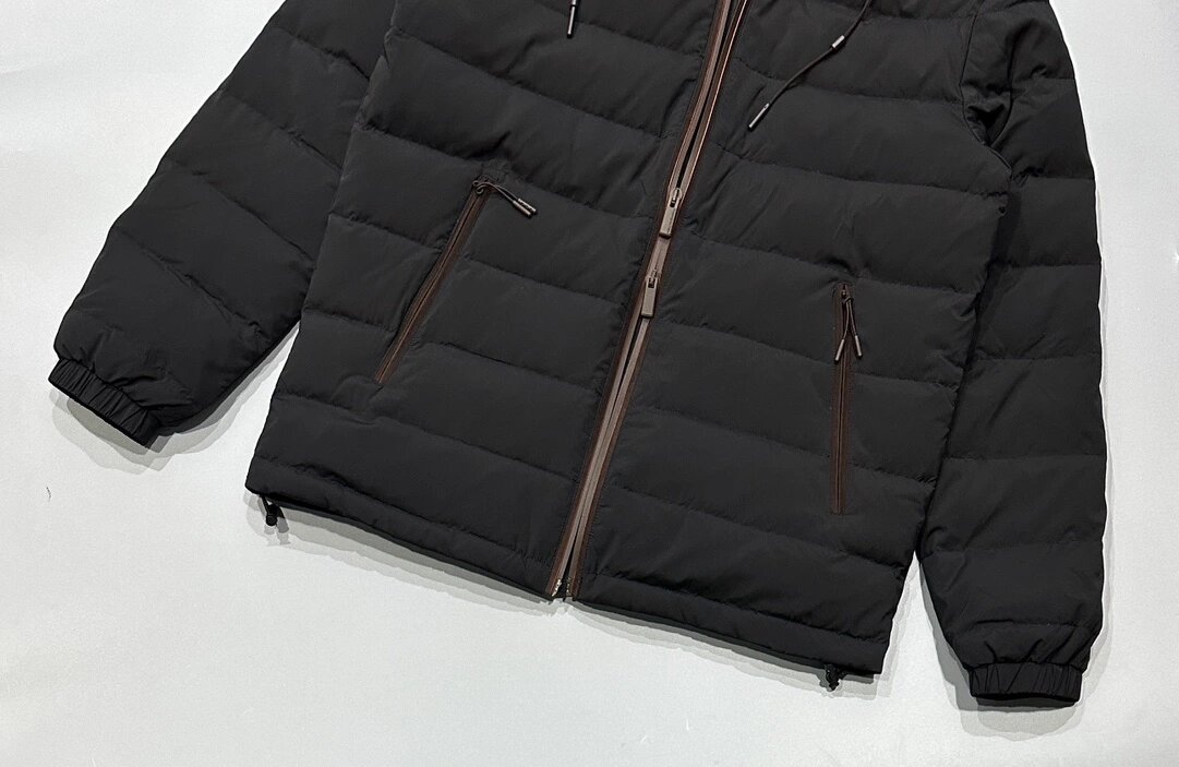 zegna杰尼亚连帽羽绒服