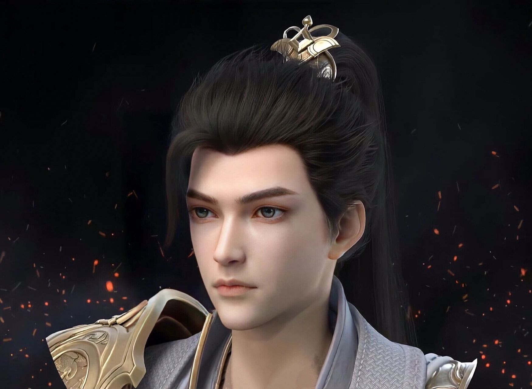 辨识度很高的完美3d建模脸 国漫美男千千万,但是有辨识度的脸并不多