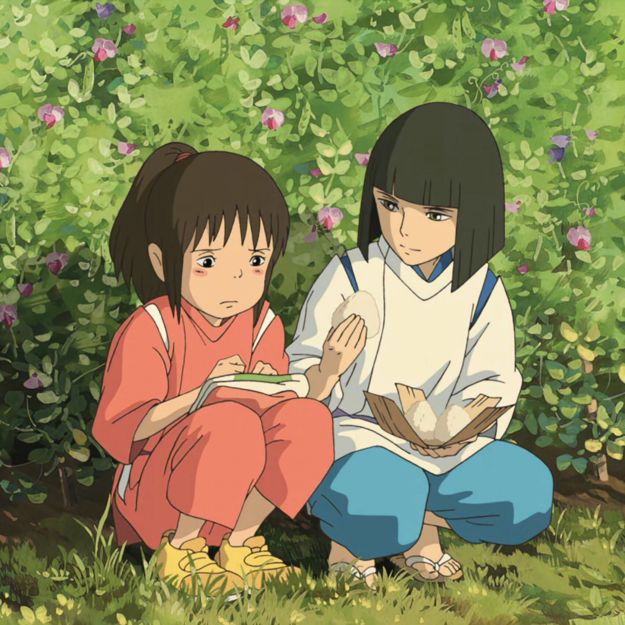 宫崎骏动漫  | 头像系列,小千与白龙 🔍又刷了一遍《千与千寻》