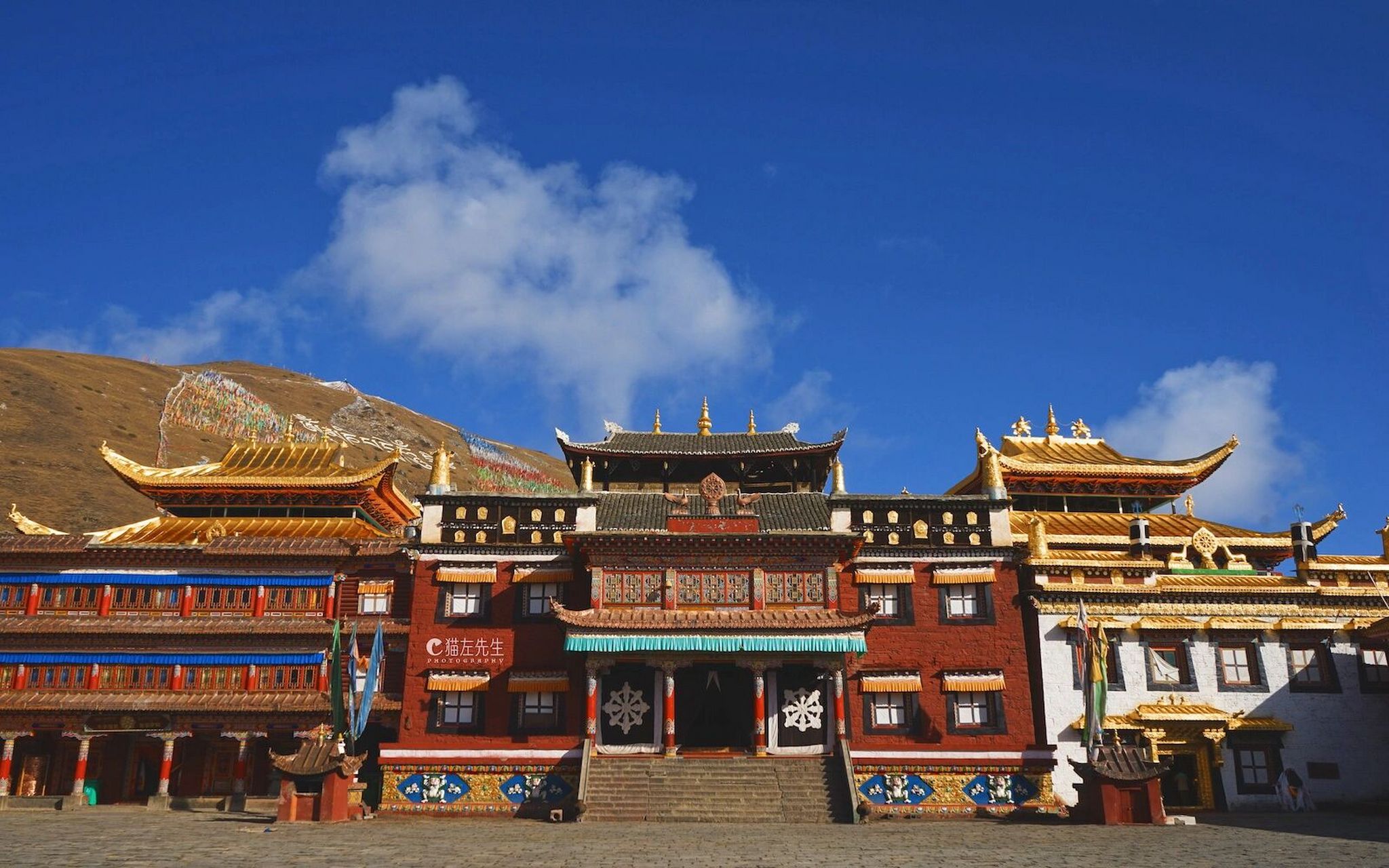 川西秘境塔公寺,藏在雪山脚下的高颜值寺庙 从新都桥出发沿省道s215