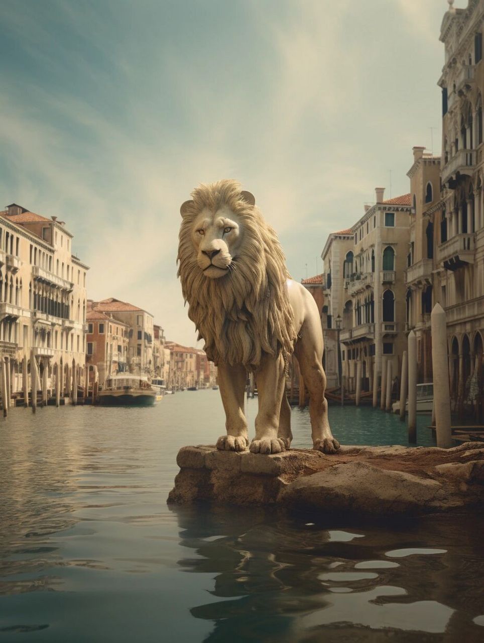 威尼斯的标志——圣马可飞狮