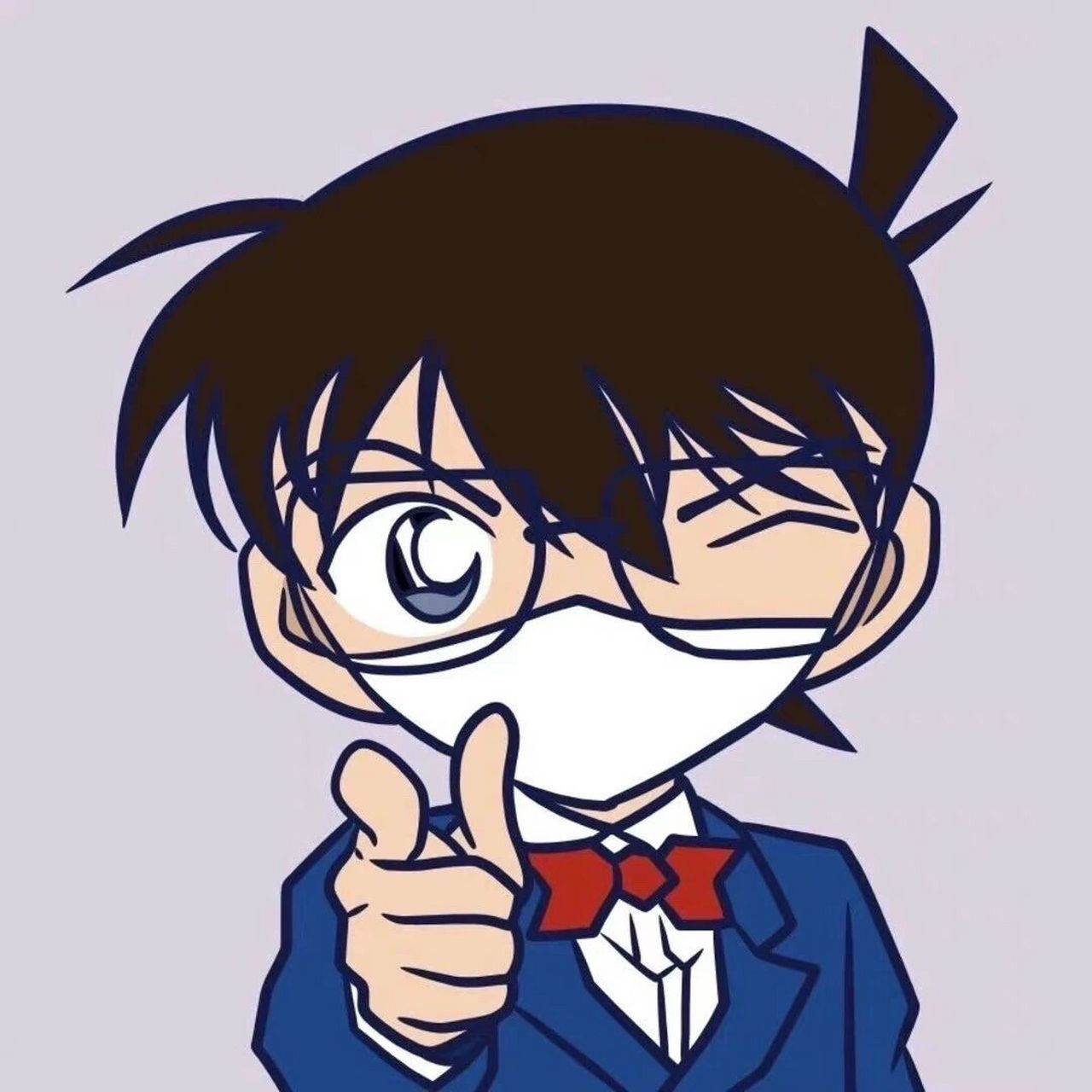 卡通漫画男生头像 | 戴口罩头像