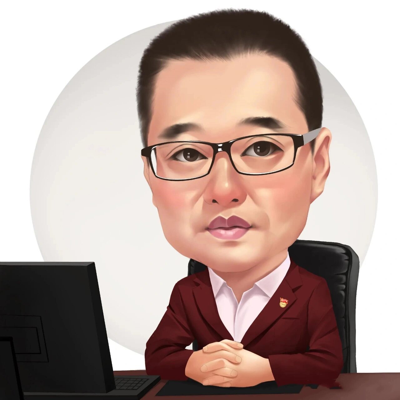 彰显自己个性的中年大叔漫画头像,每一张都 作为一名中年大叔,你要