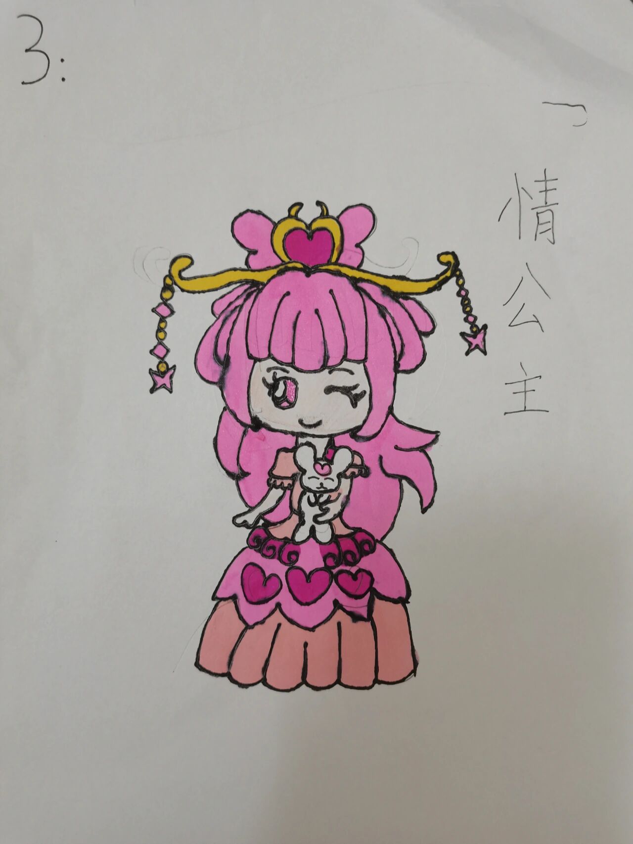 精灵梦叶罗丽简笔画