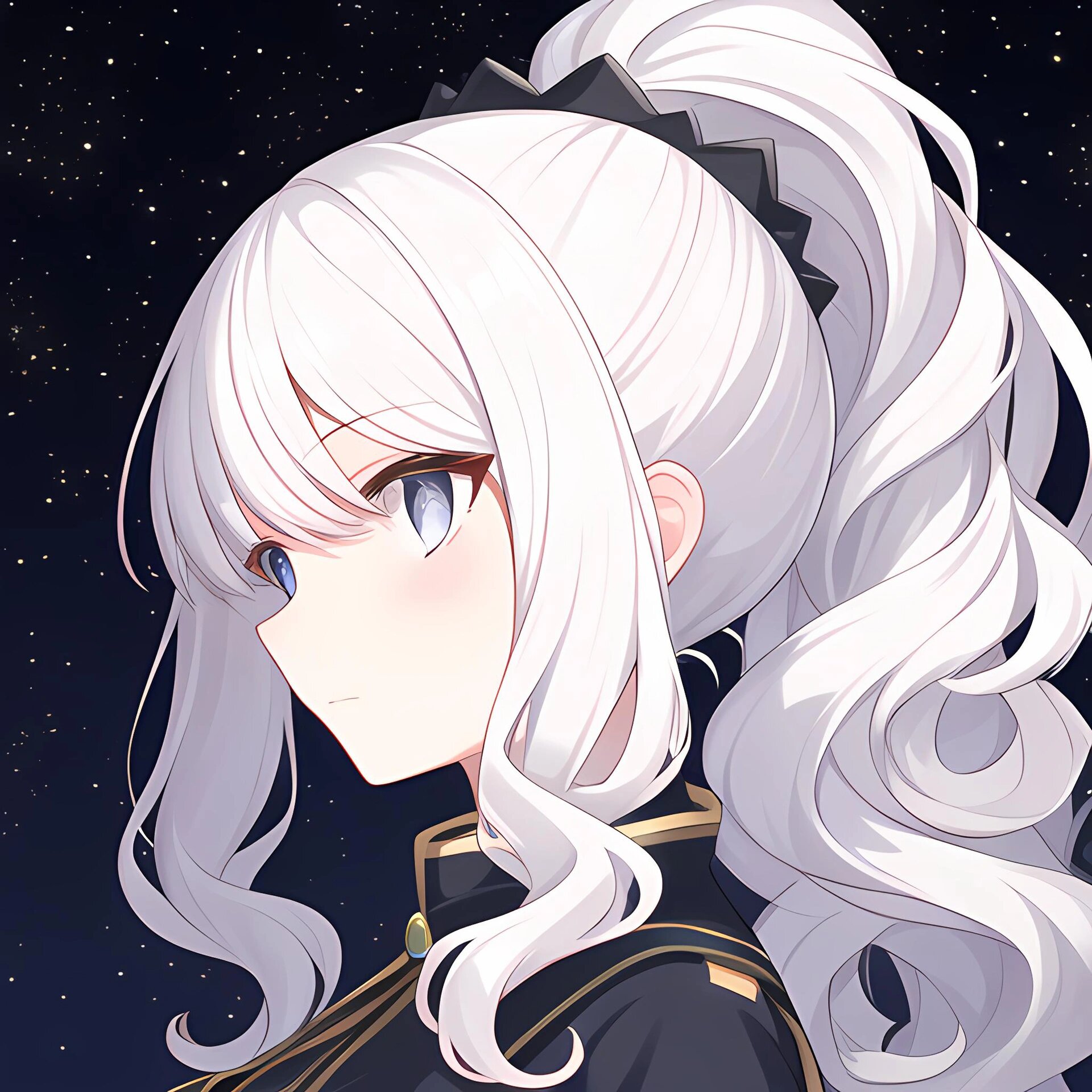 "不可以看着我想别人哦"#动漫头像# #头像分享# #女生头像# #微信头像