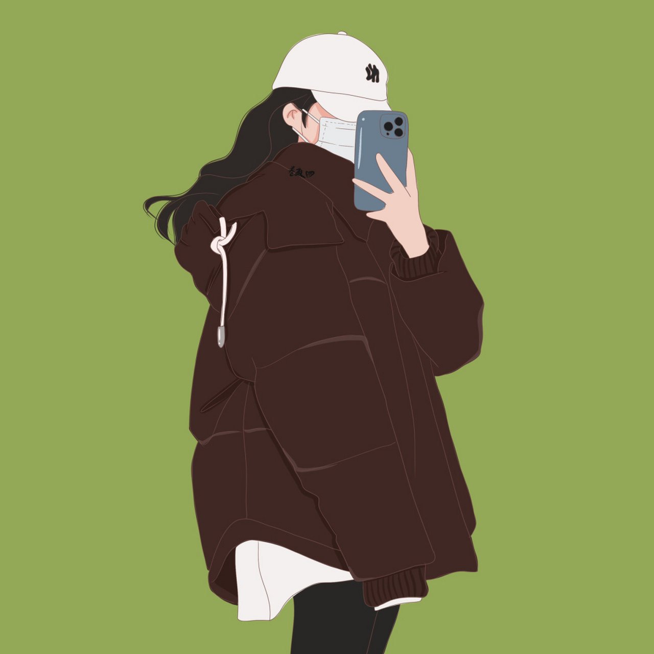 插画 | 头像 |在心里种花,人生才不会荒芜 图片92二改92商用92