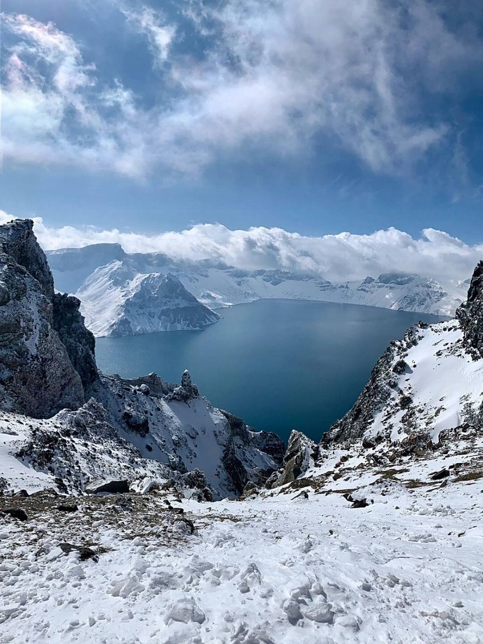 第一场雪 既要顶峰相见 也要长白山见#长白山西景区# #长白山北景区